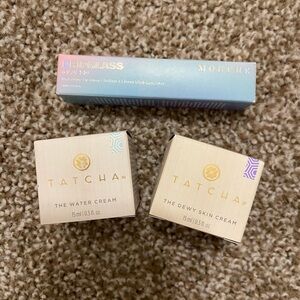 Tatcha The Water Cream and The Dewy Skin Cream Set & Morphe DripGloss
